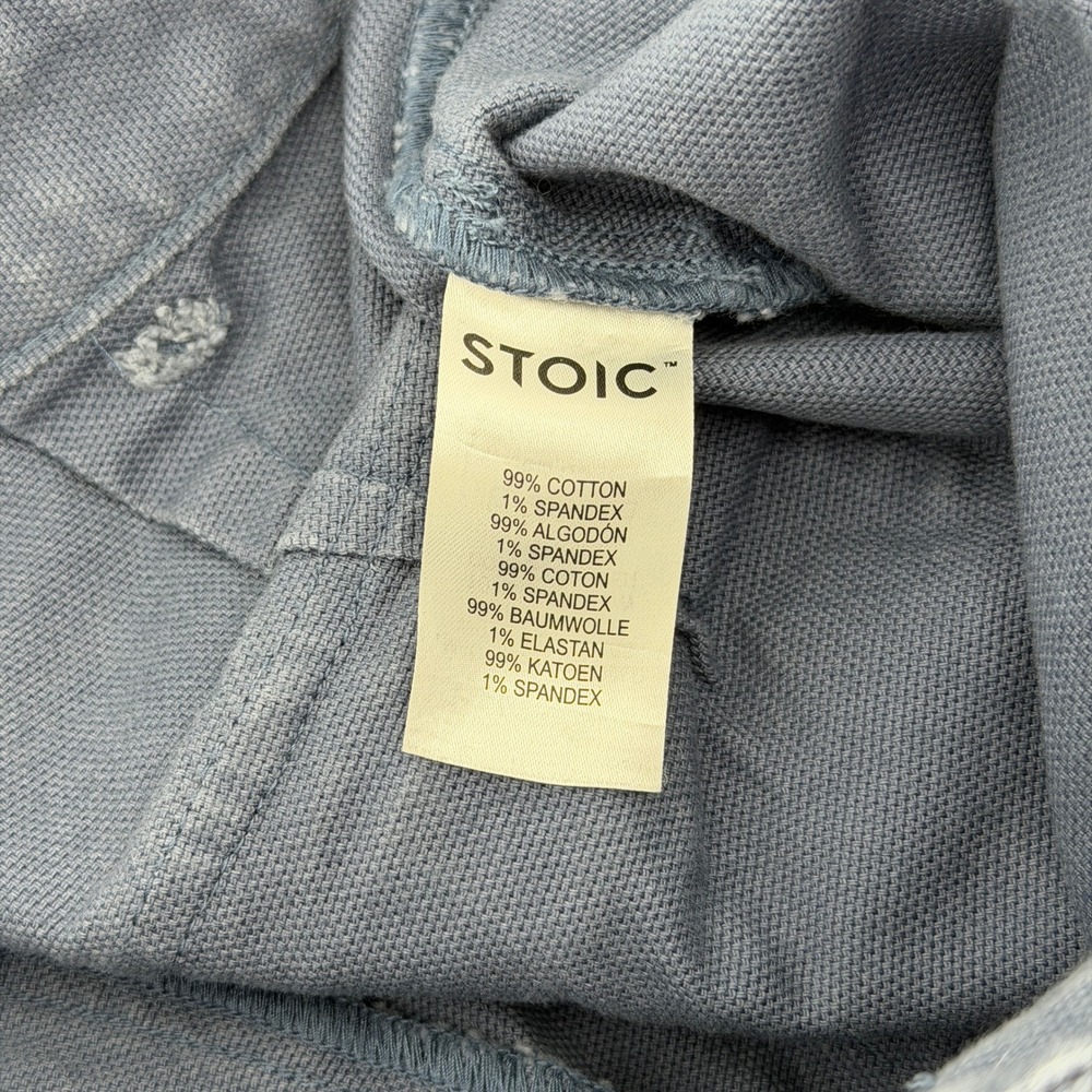 Stoic Canvas Utility Pants Womens 4 Slate Blue High Rise Straight Leg Workwear - Picture 11 of 14